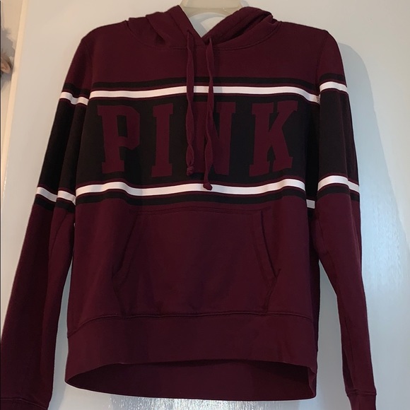 PINK Victoria's Secret Tops - VS Pink Hooded Sweatshirt / Hoodie